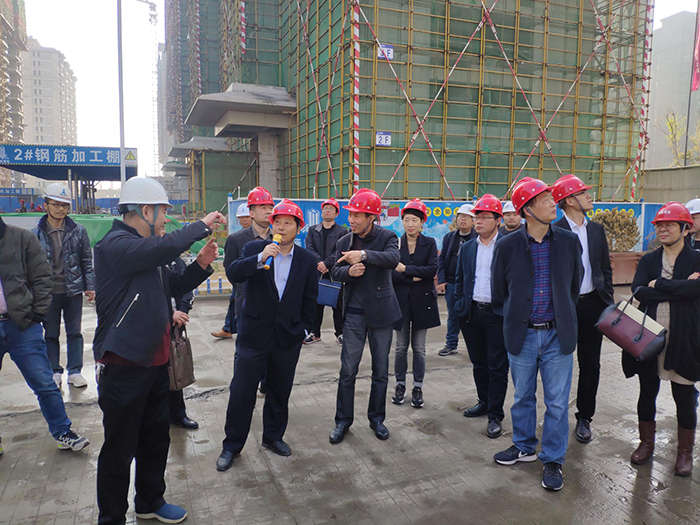 漯河市住房和城乡建设局领导到家园项目考察调研